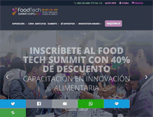Tablet Screenshot of foodtechnologysummit.com